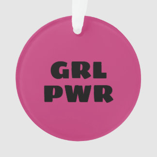 Ornement en céramique Girl Power