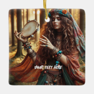 Ornement En Céramique Gitana