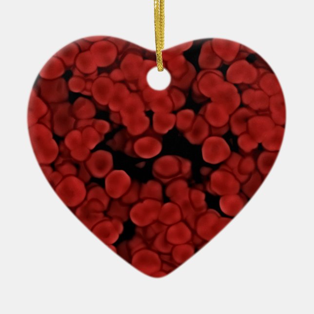 Ornement En Céramique Globules rouges (Devant)