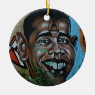 Ornement En Céramique Graffiti d'Obama