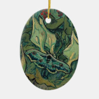 Grand Empereur Peacock Moth Van Gogh Art