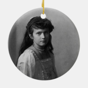 Ornement En Céramique Grande -Duchesse Anastasia Nikolaevna de la Russie