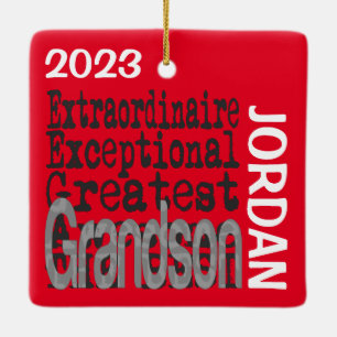 Ornement En Céramique Grandson Extraordinaire CUSTOM
