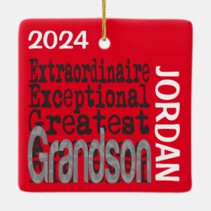 Ornement En Céramique Grandson Extraordinaire CUSTOM