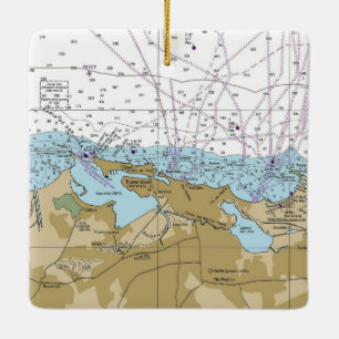 Ornement En Céramique Graphique Porto Rico San Juan