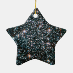 Ornement En Céramique Grappe d'étoiles métalliques lourds Hubble