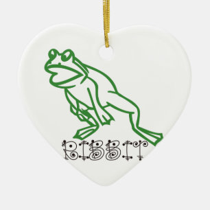 Ornement En Céramique Grenouille de Ribbit
