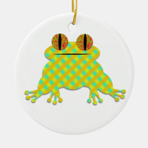 Ornement En Céramique Grenouille mûre