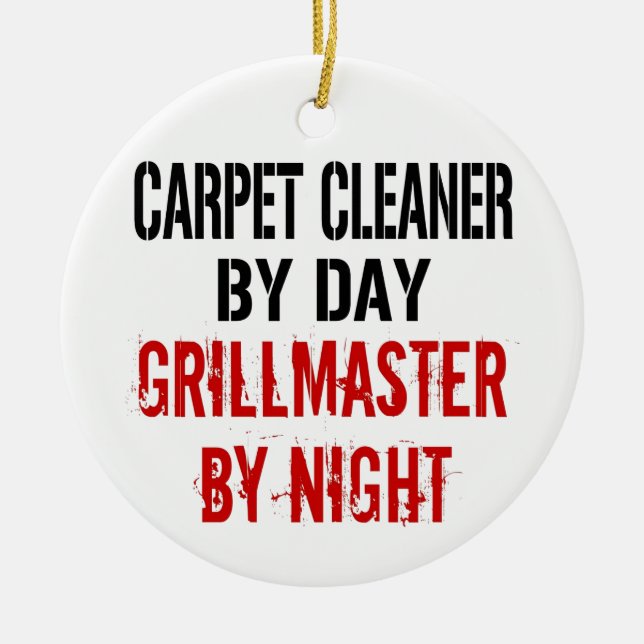 Ornement En Céramique Grillmaster nettoyeur de tapis (Devant)