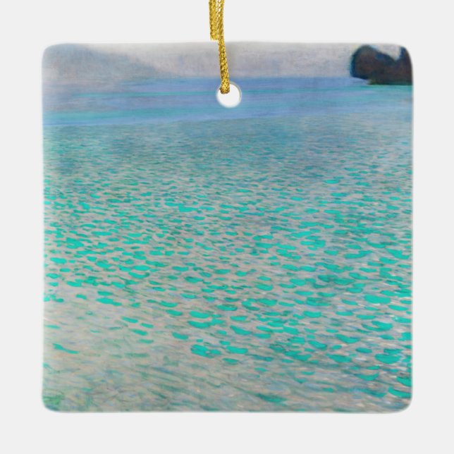 Ornement En Céramique Gustav Klimt - Attersee (Devant)