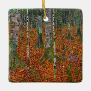 Ornement En Céramique Gustav Klimt - Bois de bouleau
