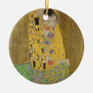 Ornement En Céramique Gustav Klimt "Le Baiser"