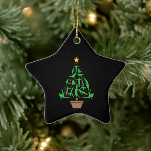 Ornement En Céramique Gymnastique masculine Arbre de Noël