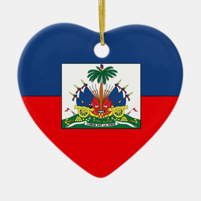 Ornement En Céramique Haïti (Devant)