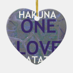 ORNEMENT EN CÉRAMIQUE HAKUNA MATATA
