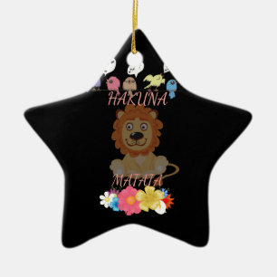Ornement En Céramique Hakuna Matata Hakunamatata baby lion.png