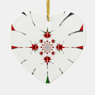 ORNEMENT EN CÉRAMIQUE HAKUNA MATATA ROUGE VERT