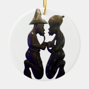 Ornement En Céramique Hakuna Matata S'amuser Old School est le meilleur