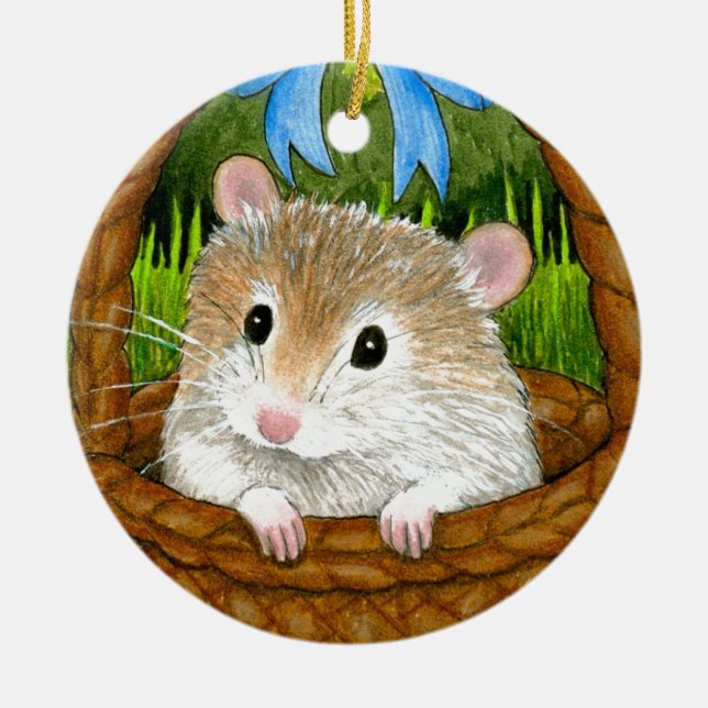 Ornement En Céramique Hamster 14 (Devant)