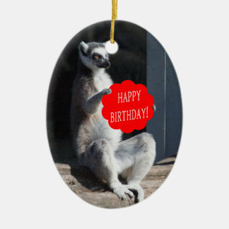 Ornement En Céramique Happy Birthday