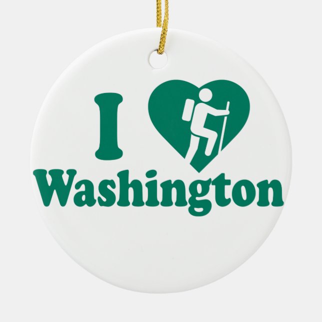 Ornement En Céramique Hausse Washington (Devant)