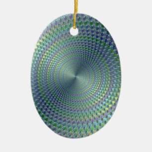 Ornement En Céramique Headhurts Fractal