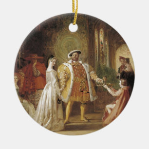 Ornement En Céramique Henry VIII et Anne Boleyn