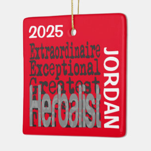 Ornement En Céramique Herbalist Extraordinaire CUSTOM