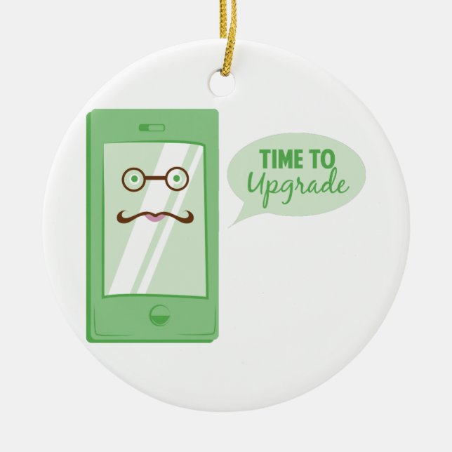 Ornement En Céramique Heure d'améliorer (Devant)