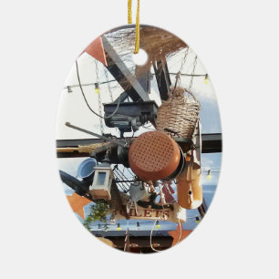 Ornement En Céramique Heure d'hiver