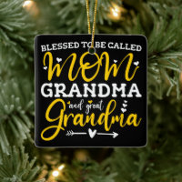 Heureuse d'être appelée maman grand-mère et arrièr