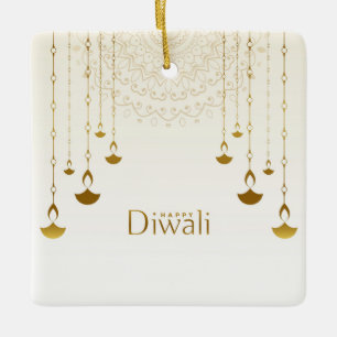 Ornement En Céramique Heureux Diwali