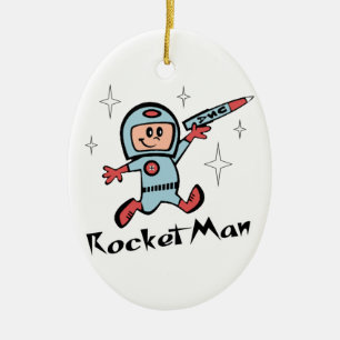 Ornement En Céramique Homme de Rocket
