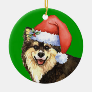 Ornement En Céramique Howliday heureux Lapphund finlandais