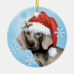 Ornement En Céramique Howlidays heureux Weimaraner