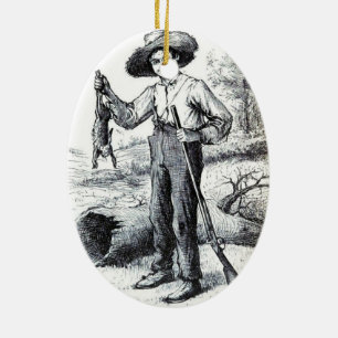 Ornement En Céramique Huckleberry Finn