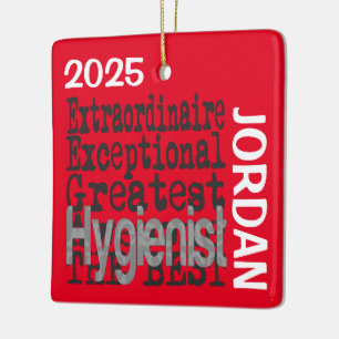 Ornement En Céramique Hygiéniste Extraordinaire PERSONNALISÉ