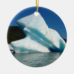 Ornement En Céramique Iceberg sur le lac Mendenhall en Alaska