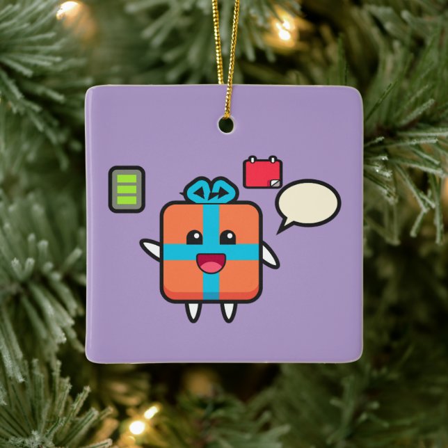 Ornement En Céramique Idées cadeaux personnalisées réfléchies 2025 (Arbre)