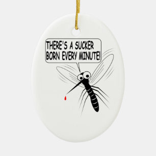 Ornement En Céramique Il y a un pompier né chaque minute