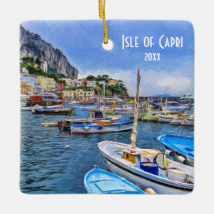 Ornement En Céramique Île de Capri Italie Europe Voyage photo