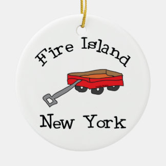 Ornement En Céramique Île Fire