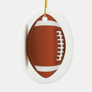 ORNEMENT EN CÉRAMIQUE IMAGE DE FOOTBALL SUR LES ÉLÉMENTS
