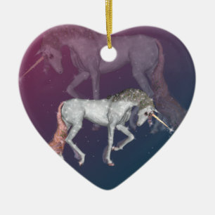 Ornement En Céramique Imaginaire de licorne