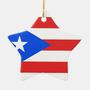 Ornement En Céramique Indicateur Porto Rico