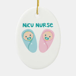 Ornement En Céramique Infirmière de NICU