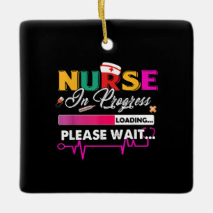 Ornement En Céramique Infirmière en cours Infirmière Funny Nursing Sch