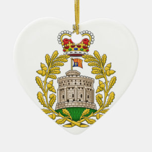 Ornement En Céramique Insigne de la Maison de Windsor