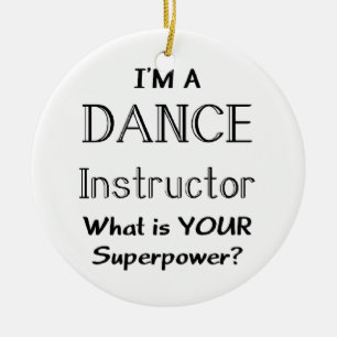 Ornement En Céramique instructeur de danse