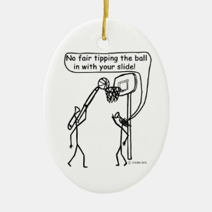 Ornement En Céramique Instrument Basketball